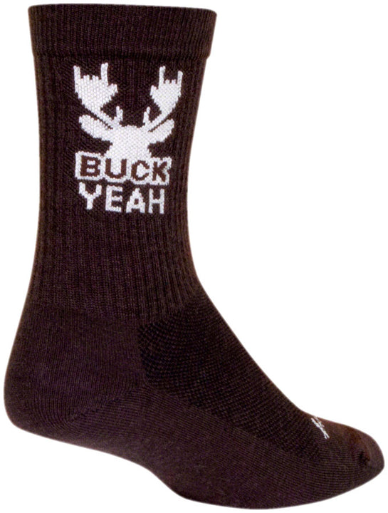 Calcetines de lana SockGuy Buck Yeah - 6" (pequeños/medianos)