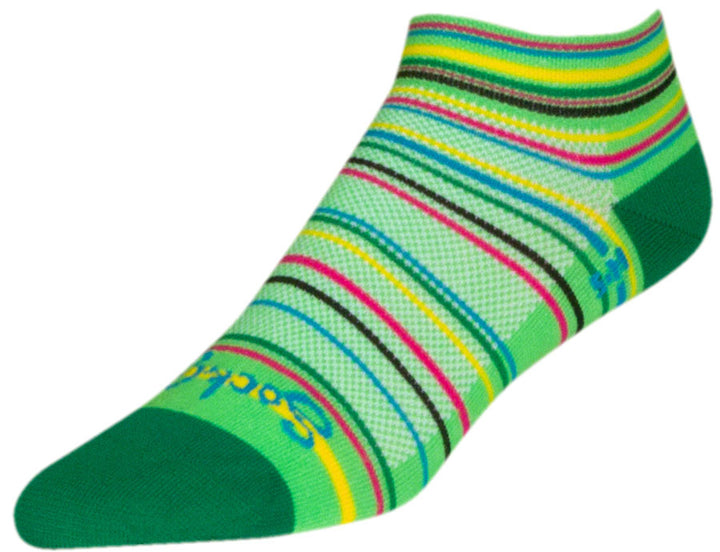 Calcetines clásicos de algas marinas SockGuy - Verde, 2,5 cm, talla pequeña/mediana