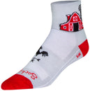Calcetines clásicos de granero SockGuy - Blancos de 7,6 cm (talla pequeña/mediana)