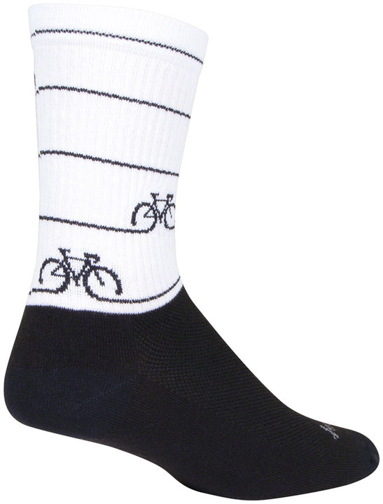 Calcetines de ciclismo SockGuy Crew - Talla L/XL (6")