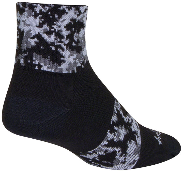 Calcetines clásicos de lado oscuro de SockGuy - Talla pequeña/mediana (7,6 cm)