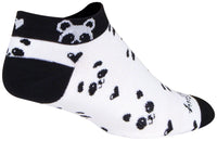 Calcetines bajos clásicos de panda SockGuy - 2,5 cm (mujeres, talla pequeña/mediana)