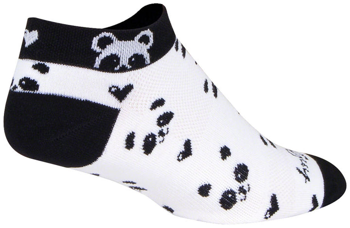 Calcetines bajos clásicos de panda SockGuy - 2,5 cm (mujeres, talla pequeña/mediana)