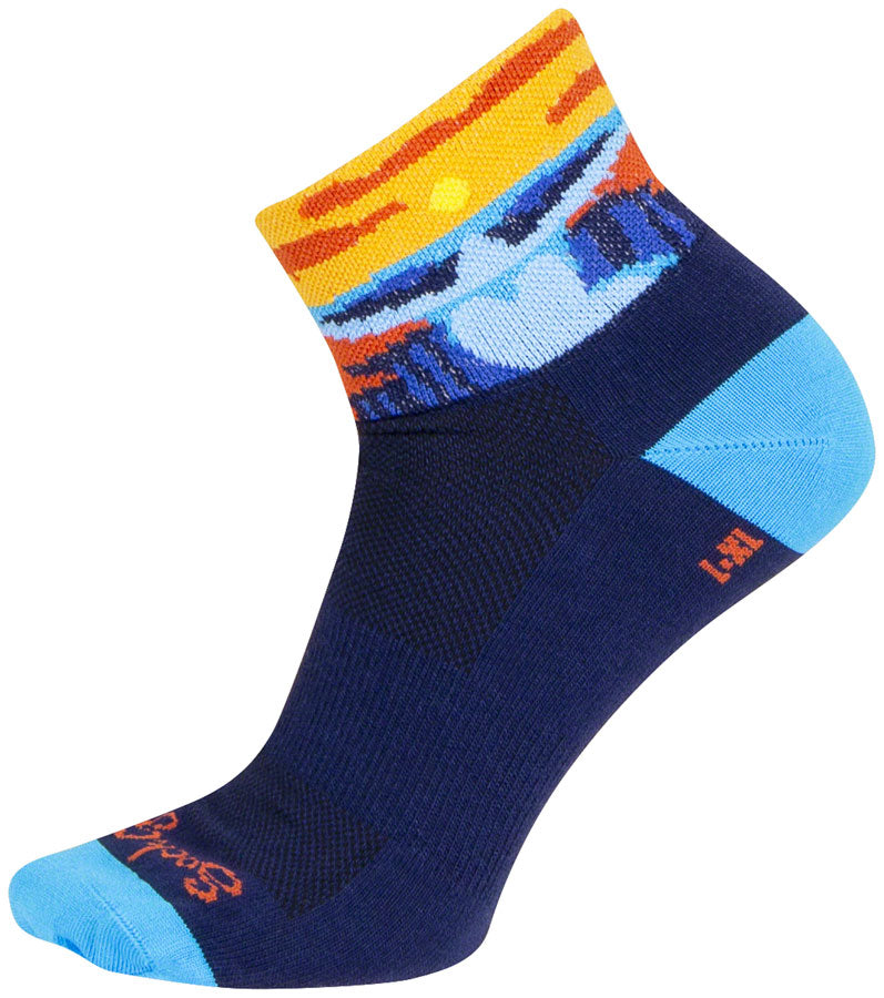Calcetines clásicos Bluffs de SockGuy - 7,6 cm (grande/extragrande)