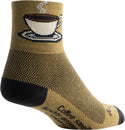 Calcetines clásicos de café SockGuy - Marrón, 7,6 cm, talla L/XL