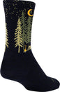 Calcetines de lana para campistas SockGuy - 15 cm, negros, talla L/XL