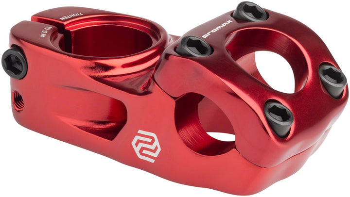 Potencia BMX Promax Impact - 53 mm, carga superior, color rojo