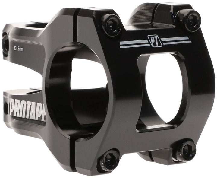 Potencia ProTaper Vice Trail - Abrazadera de 30 mm y 31,8 mm +/- 0,1 1/8" de aluminio, color negro