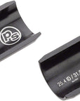 Problem Solvers Handlebar Shim - 25.4 to 31.8mm 60mm length Black