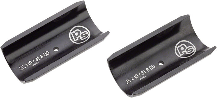 Calza para manillar Problem Solvers - 25,4 a 31,8 mm, longitud 60 mm, color negro
