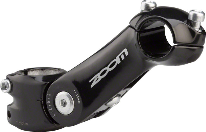 Potencia Zoom TDS-C297 - 105 mm, 25,4 mm, abrazadera ajustable, 1 1/8", aluminio, color negro