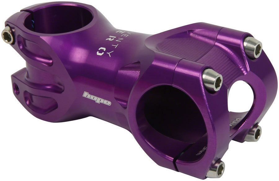 Hope XC Stem - 70mm 31.8 Clamp +/-0 1 1/8&quot; Purple