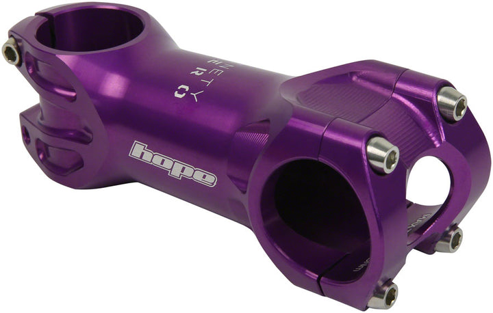 Potencia Hope XC - 90 mm, 31,8 mm, abrazadera +/-0,1 1/8", color morado