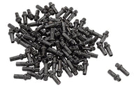 Cabecillas de latón DT Swiss Squorx Pro Head Pro Lock: 2,0 x 15 mm, color negro, caja de 100
