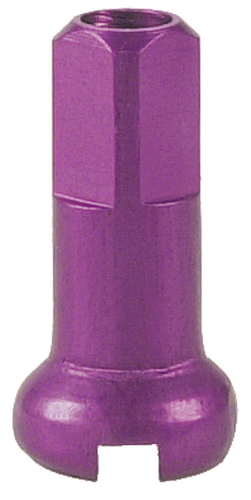 Cabecillas de radio DT Swiss Standard - Aluminio 1,8 x 12 mm Morado Caja de 100