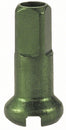 Cabecillas de radio DT Swiss Standard - Aluminio 1,8 x 12 mm Verde Caja de 100