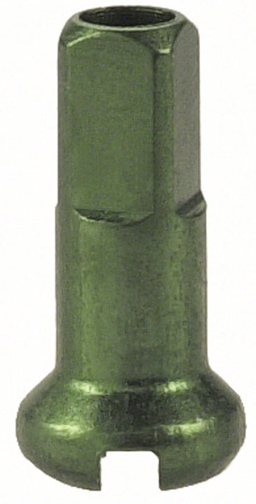 Cabecillas de radio DT Swiss Standard - Aluminio 1,8 x 12 mm Verde Caja de 100