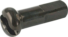 Boquillas de latón DT Swiss Pro Lock: 1,8 x 12 mm, color negro, caja de 100