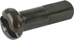 Cabecillas de aluminio DT Swiss Pro Lock: 1,8 x 12 mm, color negro, caja de 100