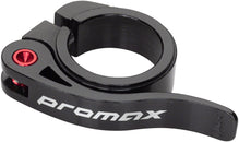 Abrazadera de tija de sillín Promax 335QX - Cierre rápido de 35 mm, color negro