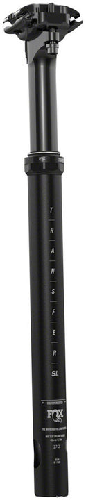 Tija de sillín telescópica FOX Transfer SL Performance Series Elite - 27,2" 70 mm Enrutamiento interno Parte superior anodizada