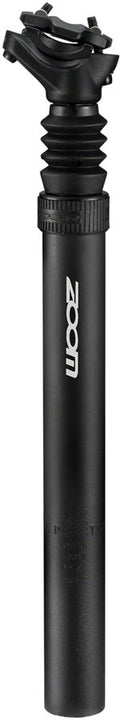 Tija de sillín con suspensión Zoom de 15 mm de desplazamiento - 27,2 x 350 mm, anodizada en negro