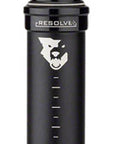 Tija telescópica Wolf Tooth Resolve - 30,9" (recorrido de 125 mm), color negro, Rev. 1