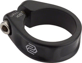 Abrazadera de tija de sillín Promax FC-1 (25,4 mm, atornillable, negra)