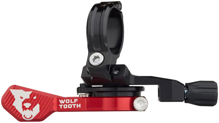 Maneta para tija telescópica Wolf Tooth ReMote Pro (abrazadera de 22,2 mm, roja)