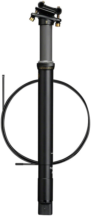 Tija telescópica Crankbrothers Highline 11 - 30,9" 100 mm, color negro