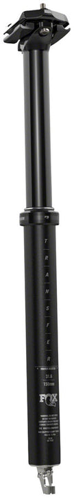 FOX Transfer Performance Elite Dropper Seatpost - 30.9 mm 180 mm Internal Routing Anodized BLK