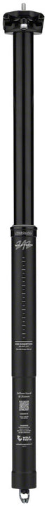 Tija telescópica Wolf Tooth Resolve - 31,6" (242 mm de recorrido), color negro, Rev. 2