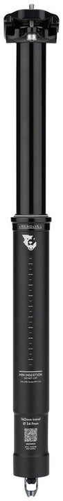 Tija telescópica Wolf Tooth Resolve - 34,9" (160 mm de recorrido), color negro, Rev. 2