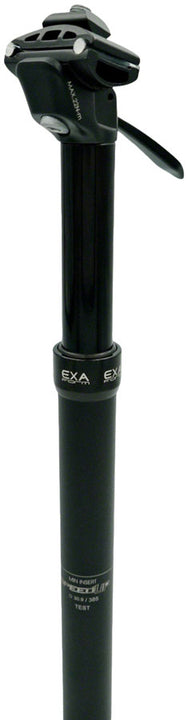 Tija telescópica KS ExaForm Speed ​​Up - 31,6" 150 mm, color negro