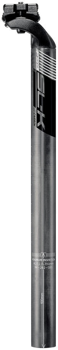 Tija de sillín de carbono FSA SL-K de 27,2 mm de diámetro y 350 mm de longitud, desplazamiento de 20 mm, sistema de montaje SB20 SBS (carbono)