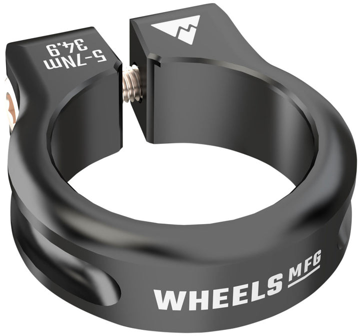 Wheels Manufacturing Seatpost Clamp - 34.9mm Bolt-On Black