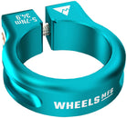 Wheels Manufacturing Seatpost Clamp - 34.9mm Bolt-On Teal
