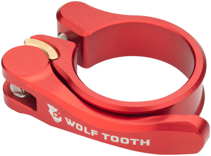 Abrazadera de tija de sillín de liberación rápida Wolf Tooth Components - 28,6 mm QR Rojo