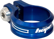Abrazadera de tija de sillín Hope - 31,8 mm, atornillable, azul