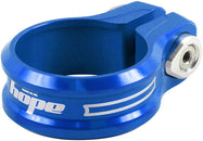 Abrazadera de tija de sillín Hope - 36,4 mm, atornillable, azul