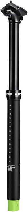 Tija telescópica SDG Tellis - 34,9 mm, 150 mm, color negro