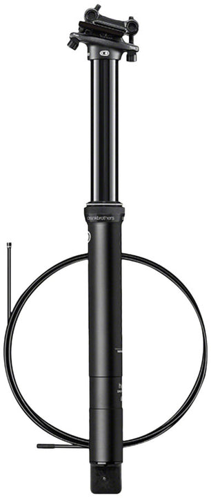 Tija telescópica Crankbrothers Highline 7 - 30,9" 125 mm, color negro