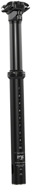 Tija de sillín telescópica FOX Transfer SL Performance Series Elite - 31,6" 100 mm Enrutamiento interno Parte superior anodizada