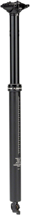 Tija de sillín telescópica ajustable Full Speed ​​Ahead Flowtron - 30,9 x 175 mm, color negro