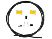 Kit de latiguillos de freno de disco de alta presión Shimano SM-BH90-JKS - Conector de pinza recta de 1700 mm, color negro