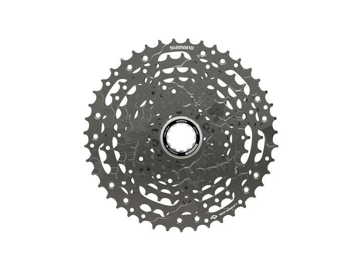 Cassette Shimano CUES CS-LG400-10 - 10 velocidades, 11-48 dientes, LINKGLIDE, negro
