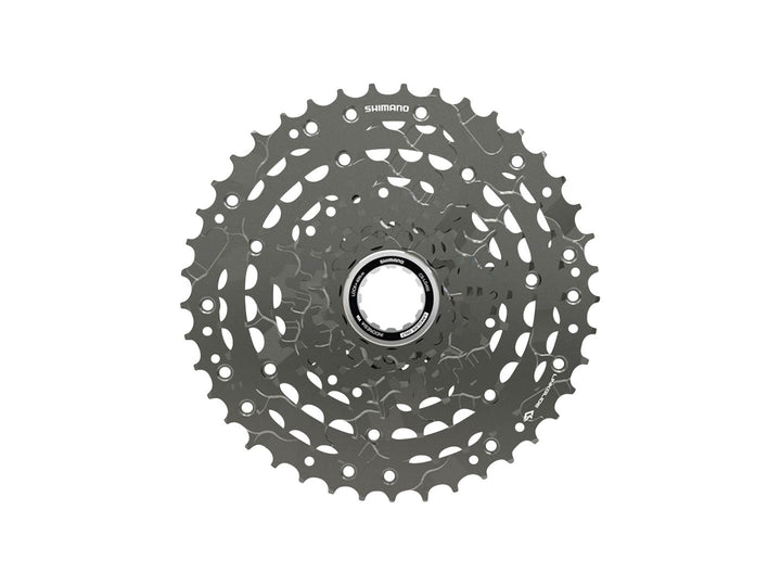 Cassette Shimano CUES CS-LG400-9 - 9 velocidades, 11-36 dientes, LINKGLIDE, negro