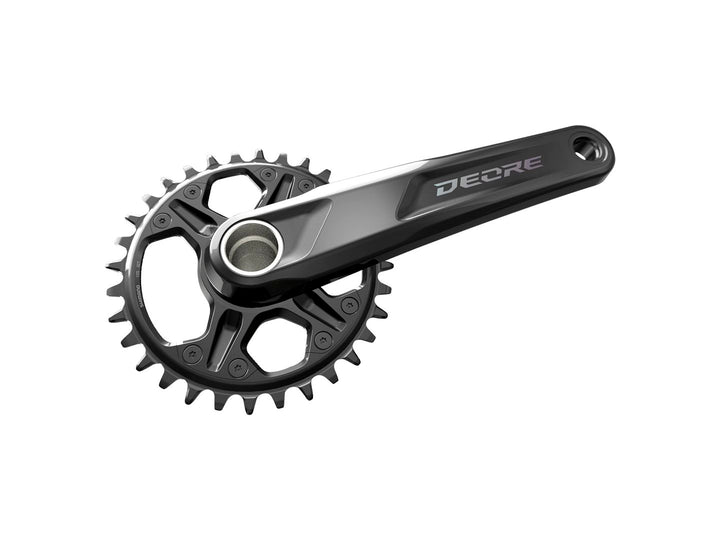 Juego de bielas Shimano Deore FC-M6120-1 (170 mm, 12 velocidades, 32 dientes), color negro