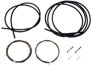 Juego de cable/funda para freno de polímero Shimano, color negro