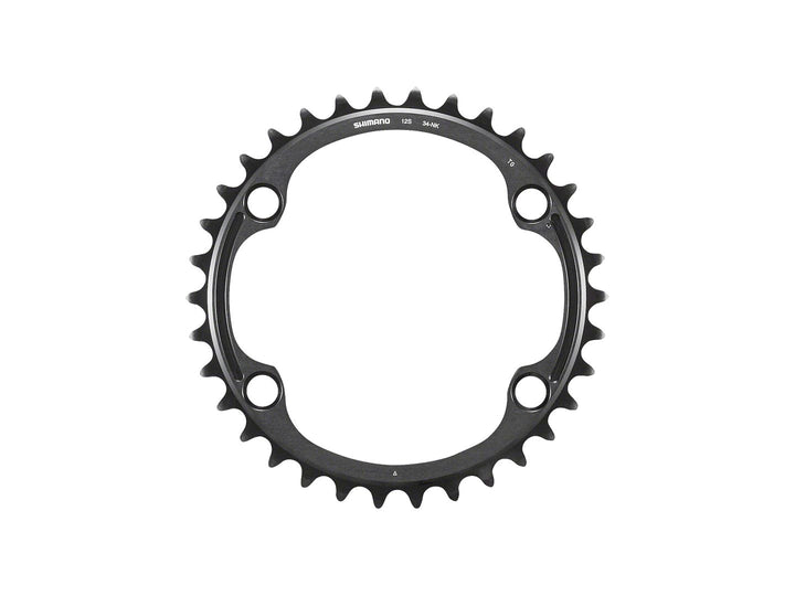 Plato Shimano Dura-Ace FC-R9200 de 12 velocidades, 36 dientes, asimétrico, 110 BCD, negro, NH